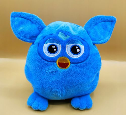  Blue FURBY, gyönyörű, bújós kabalája, 23 cm