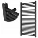  FEKETE FÜRDŐSZOBAI RADIATOR 120x50 cm MODERN BERGEN RADIATOR