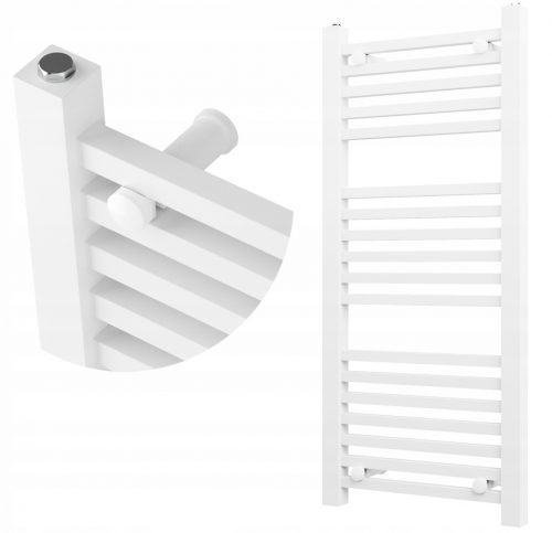  FEHÉR FÜRDŐSZOBAI RADIATOR 100x45 cm MODERN BERGEN RADIATOR