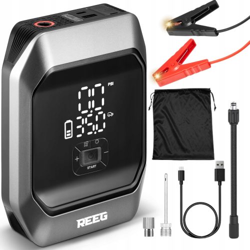  Powerbank REEG Jump Starter Air Pump PRO 2in1 8000mAh indítóeszköz