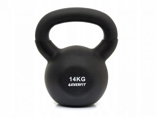  4EVERFIT Kettlebell 14kg Súly Súly Öntöttvas neoprén huzat