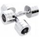  Chrome Súlyzók HMS CHD05 2x5kg Súlyzók Sport Gym Edzés