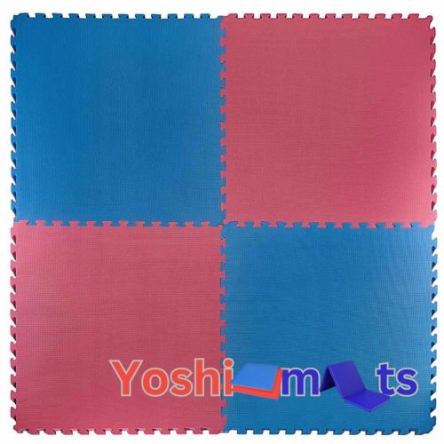  YOSHIMAT SPARK puzzle alátét 1m2 x 1m2 x 4 cm kék és piros