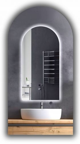  Mirror SILVER II 55×70 hollywood sminkhez, sminkhez, arckifejezéshez