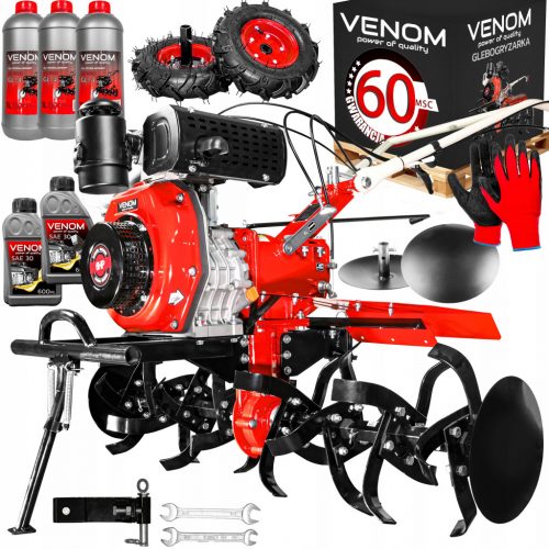  ERŐS BENZIN GROSS TREADER VENOM DÍZEL MOTOR 296CC 16LE 9IN1 KULTIVÁTOR