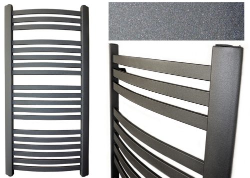  Dekoratív FÜRDŐSZOBA RADIATOR SIGMA 1370x575 antracit szerkezet 662W