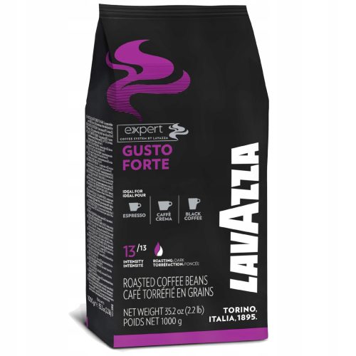 Lavazza szakértő Gusto Forte 1 kg kávé kávé