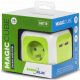 GreenBlue MagicCube GB118 elosztó, 4 aljzat, 1,4 m, zöld