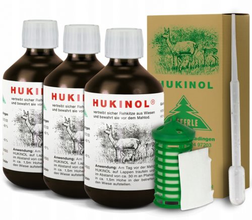  HUKINOL VADDISZNÓRISZTÓ 500ML 3 DARAB + AJÁNDÉKOK