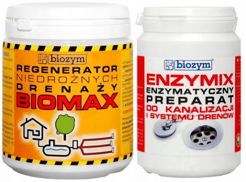 Szennyvíztisztító - Baomax + enzyMix eltömődött vízelvezető regenerátor