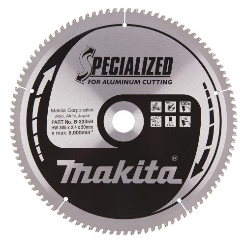 MAKITA ALUMÍNIUM TÁRCSA 305 X 30 100Z B-09684