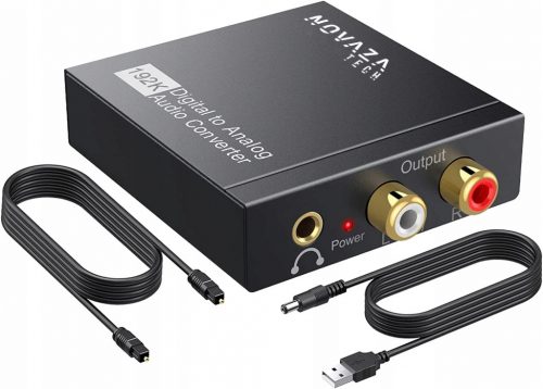  Optikai koaxiális Toslink RCA 2x CINCH 66 konverter