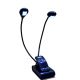  Clip-on asztali lámpa 2x2 LED fekete Shott