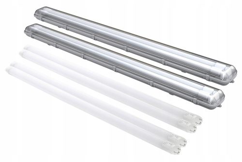 2x luminaire lámpa ledllate garázshoz 120 cm