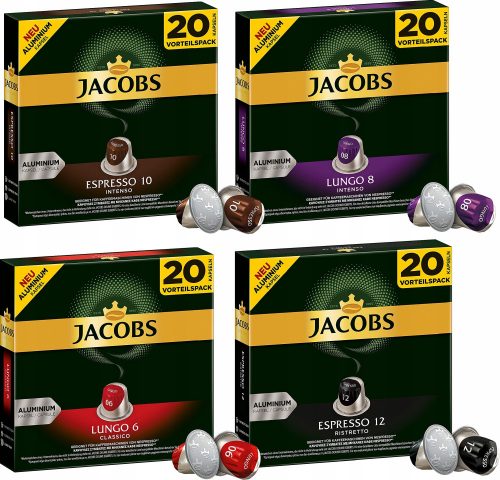 NESPRESSO JACOBS ESPRESSO LUNGO SZETT 80 db