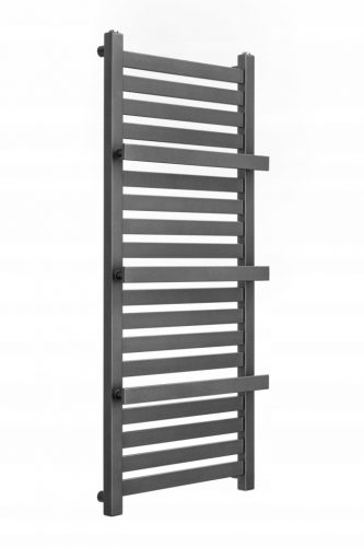  Lava 331 W-os vizes fürdőszoba radiátor 440 x 700 mm fekete, szürke