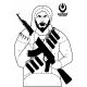 Cél - RS-terrorista lövöldözős lemezek 50db terroristát