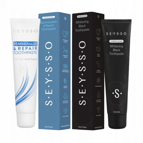  Seysso Carbon Black fehérítő fogkrém 75 ml