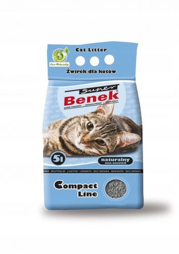 Alom nyulaknak és kis rágcsálóknak - Super Benek COMPACT NATURAL macskaalom 25l