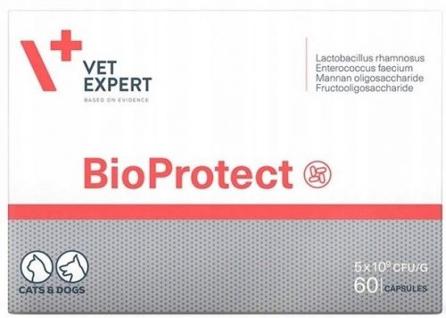 Vitaminok macskáknak - Bioprotect 60 kaps - kutya és macska - probiotikum