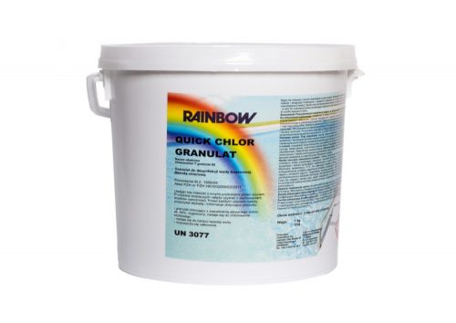 Medence kémia - Klór granulátum Rainbow 5 kg 5 l