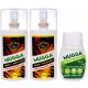  2× Mugga Deet szúnyog- és kullancs spray 50% 75 ml + Mugga szúnyogriasztó folyadék 0,068 kg 50 ml