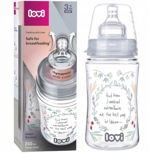 Bébiüveg - Lovi anti -Colic palack trendek 240 ml 3m+