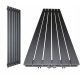  LOFT dekoratív RADIATOR 160x45 Antracit szerkezet 1011W