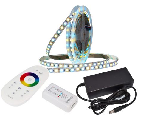 RGB szett +fehér meleg és hideg szalag 5M LED RGBW