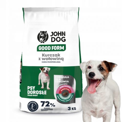  John Dog szárazeledel csirke 3 kg