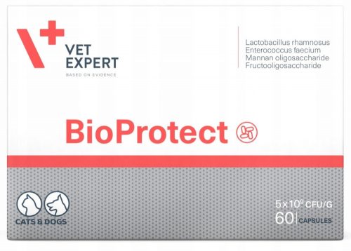 Vitaminok macskáknak - VetExpert Bioprotect 60 szupercén kapszula