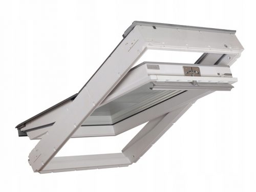 Tetőablak - Velux Glu ablak 0061 78x140 Fehér három tengely MK08