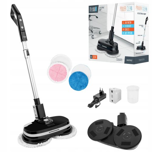 Gőztisztító - Teesa Power Clean Electric Mop LED tartály