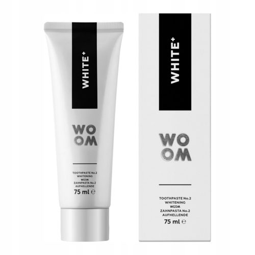 Fogkrém gyerekeknek - Woom White+ Fehérítő fogkrém 75ml