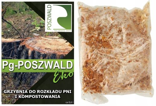  2x Pg POSZWALD Eco micélium fatörzsek bomlásához