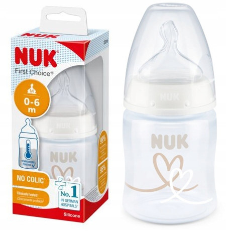 Bébiüveg - Nuk palack első választás+ 150 ml teat szilikon 1m