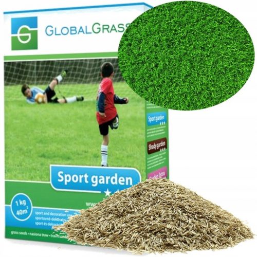  Fűkeverék, kert, felújítás, sport GlobalGrass 40 m² 1 kg