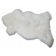 Szőrmes zőnyeg - Természetes báránybőr 130 cm fehér