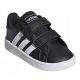 Gyermek sportcipők - 21 Adidas Black EF0117 cipő a gyermekek tépőzárasához