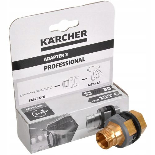 Adapter, Redukció - Adapter 3 Easy Lock Karcher Pistolet M22 lándzsa