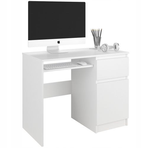 Bútor számítógépes asztal 90 cm -es table White n33