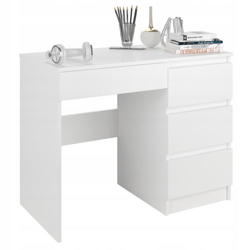 Bútor számítógépes asztal 90 cm -es table White n34