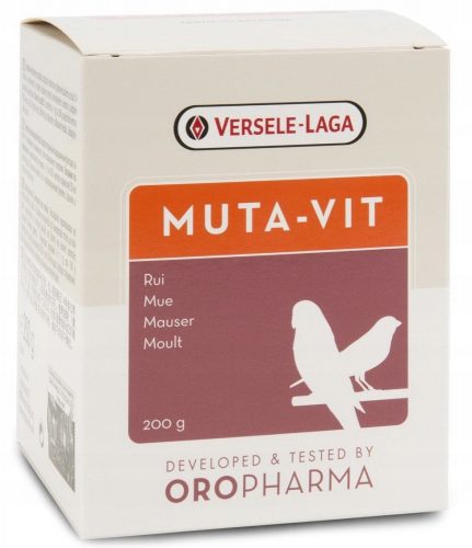 Vitaminok papagájok - VERSELE-LAGA Oropharma Muta-Vit 200 g vedlés