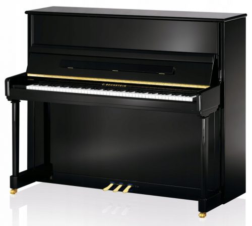  C. Bechstein Elegance 124 zongora, fekete fényű