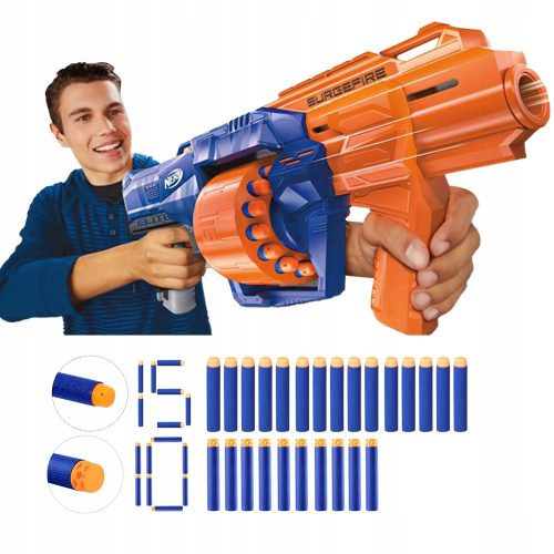  NERF N-Strike Elite E0011 Gun + Waffle Gun Darts Nerf számára N-Strike Elite Darts Nerf 10-hez