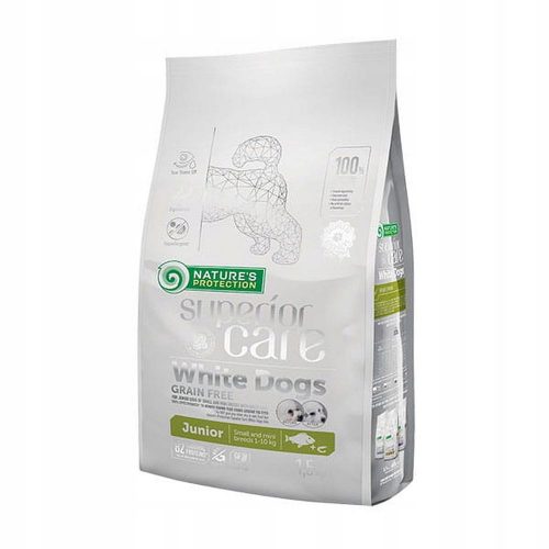 Száraz kutyaeledel - Természetvédelem Grainfree White Junior 1,5 kg