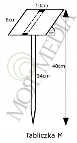  Szabadon álló emléktábla fehér 100 x 40 cm 10 db.