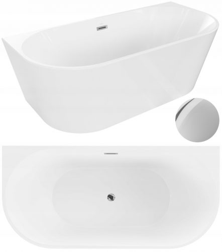 Kád a fürdőszobába - Mexen Ovális Free -Scaning Fall Tub 170 x 80