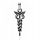  GEMMA TALISMAN SNAKE AESCULAPE CADUCEUS SILVER 925 (