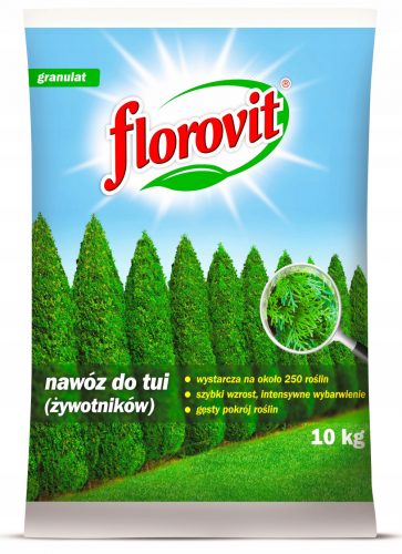 Kerti műtrágya - Műtrágya a Florovit 10 kg -os tuji tűlevelűihez